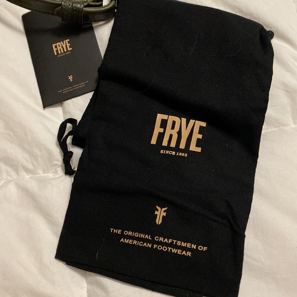 Frye Melissa small hobo bag leather adjustable strap olive green - Picture 10 of 12